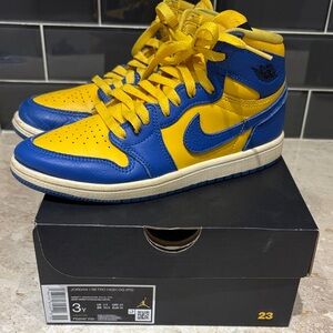Jordan Kids Sneakers in Blue and Yellow